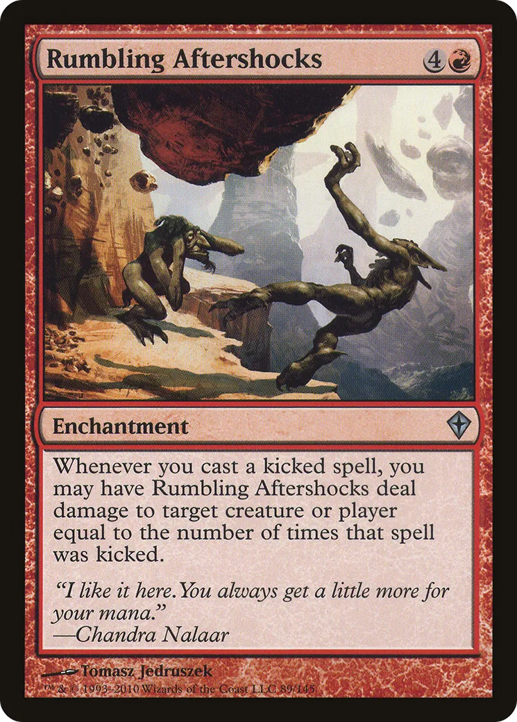 Secousses grondantes — Worldwake — Magic: The Gathering