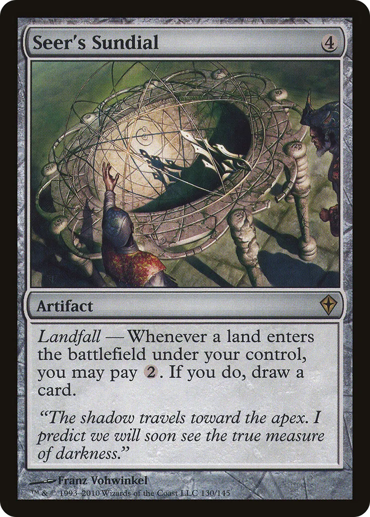Seer's Sundial — Worldwake — Magic: The Gathering