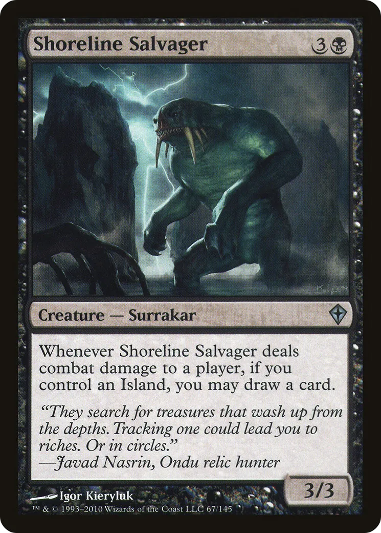 Shoreline Salvager — Worldwake — Magic: The Gathering