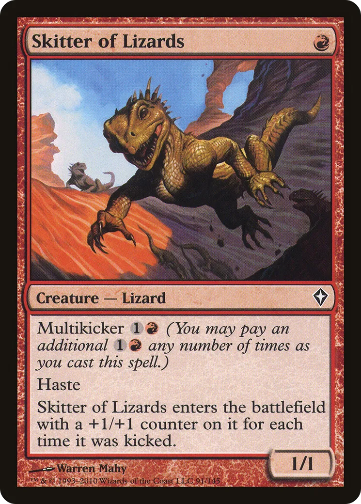 Jaillissement de lézards — Worldwake — Magic: The Gathering