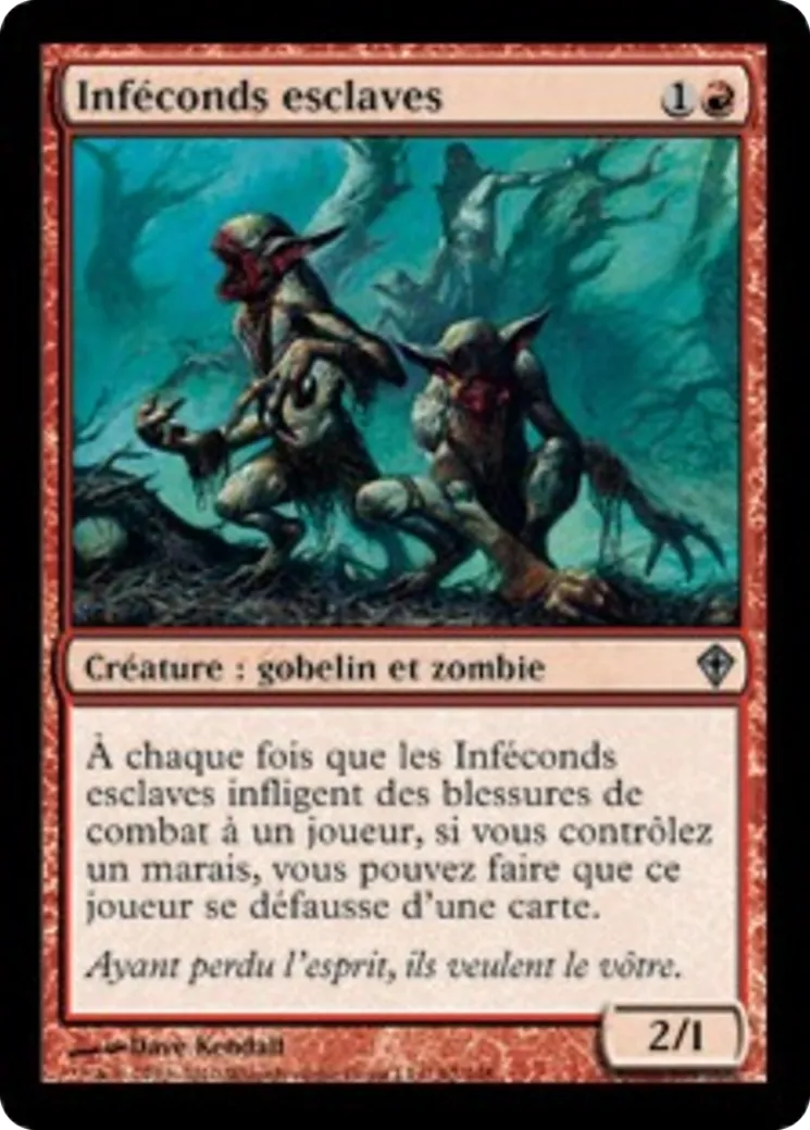 Inféconds esclaves — Worldwake — Magic: The Gathering