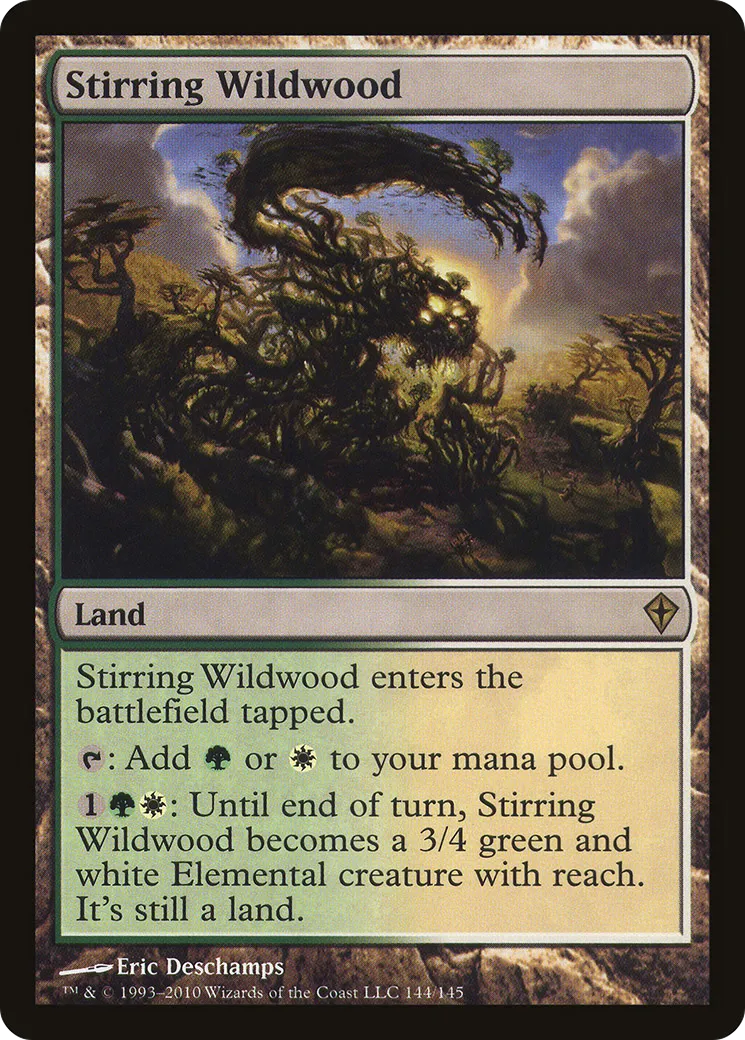 Stirring Wildwood — Worldwake — Magic: The Gathering
