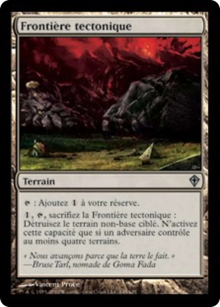 Frontière tectonique — Worldwake — Magic: The Gathering