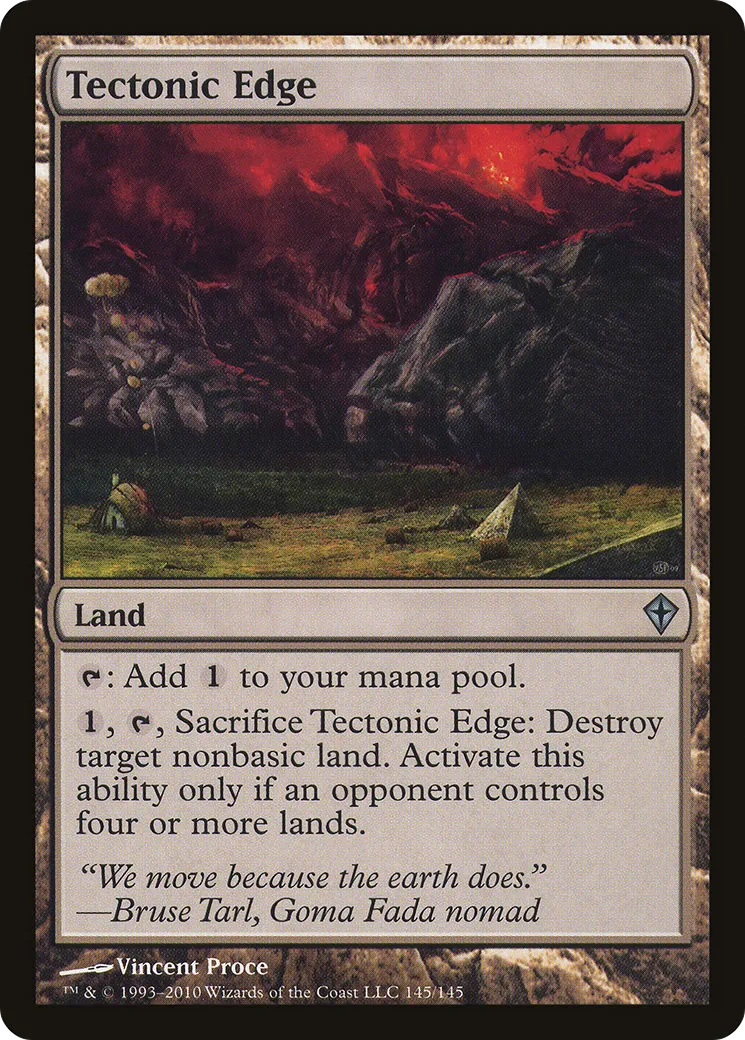 Tectonic Edge — Worldwake — Magic: The Gathering