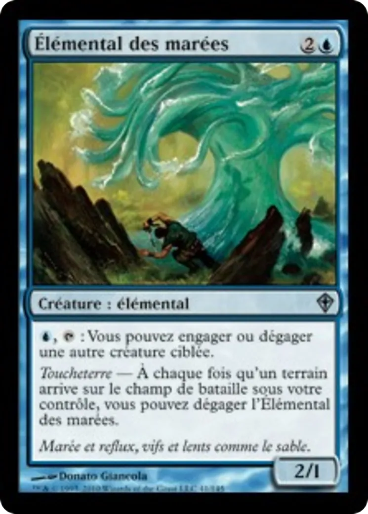Élémental des marées — Worldwake — Magic: The Gathering