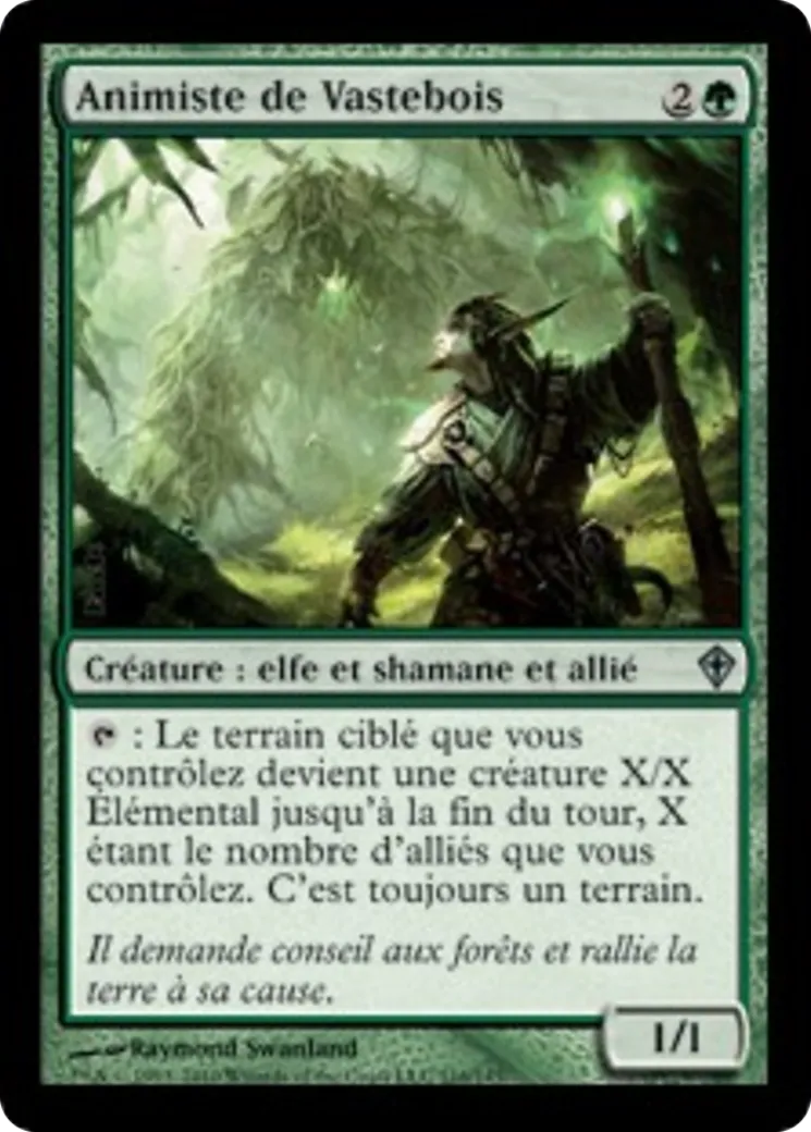 Animiste de Vastebois — Worldwake — Magic: The Gathering