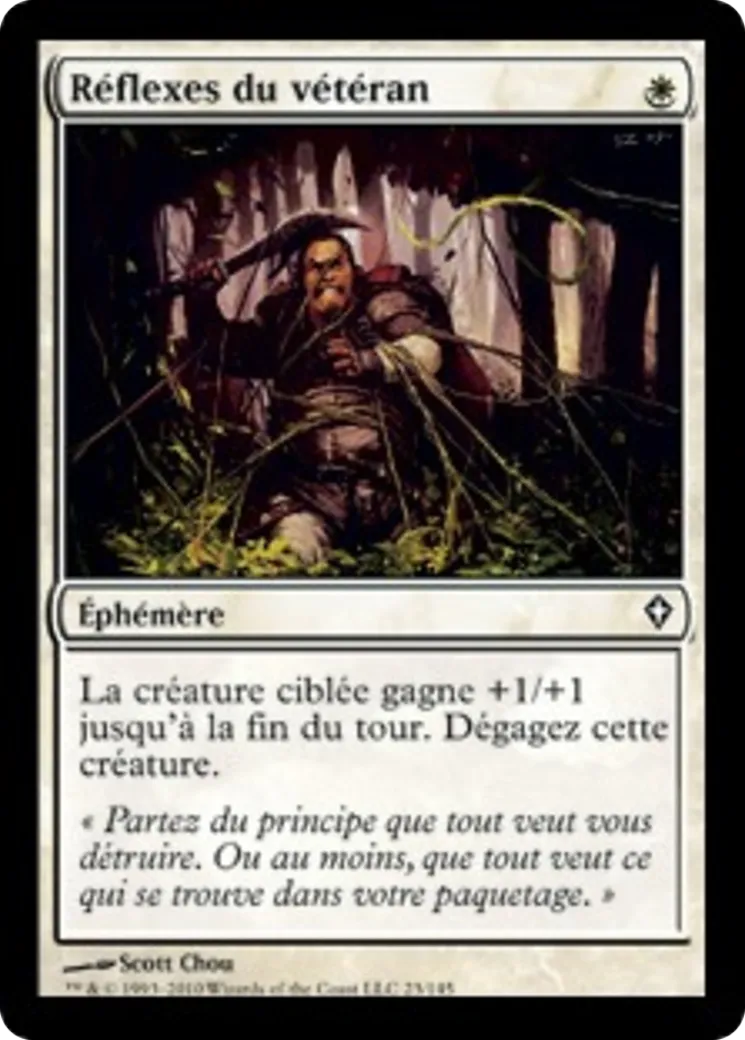 Réflexes du vétéran — Worldwake — Magic: The Gathering