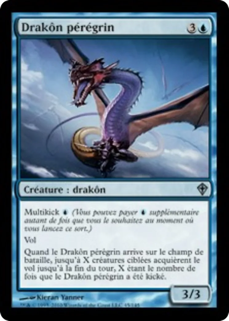 Drakôn pérégrin — Worldwake — Magic: The Gathering