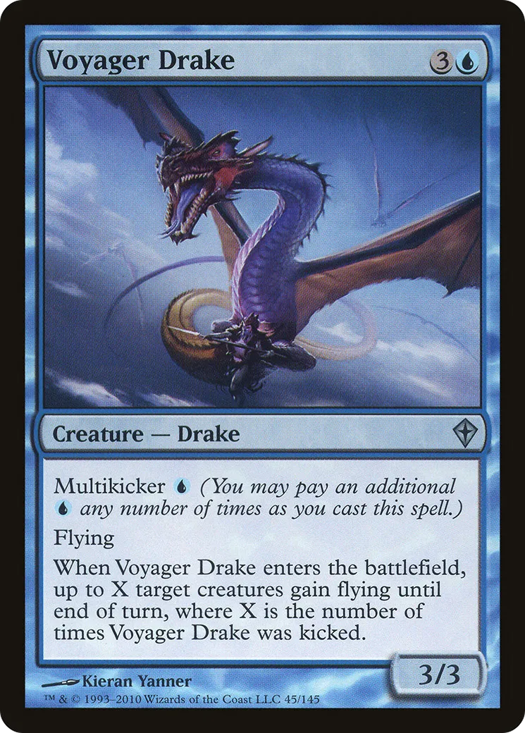 Voyager Drake — Worldwake — Magic: The Gathering