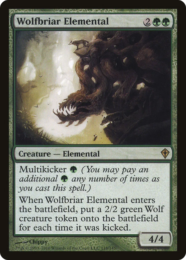Élémental de bruyère au loup — Worldwake — Magic: The Gathering
