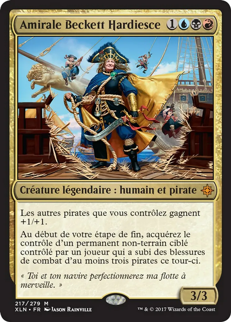 Amirale Beckett Hardiesce — Ixalan — Magic: The Gathering
