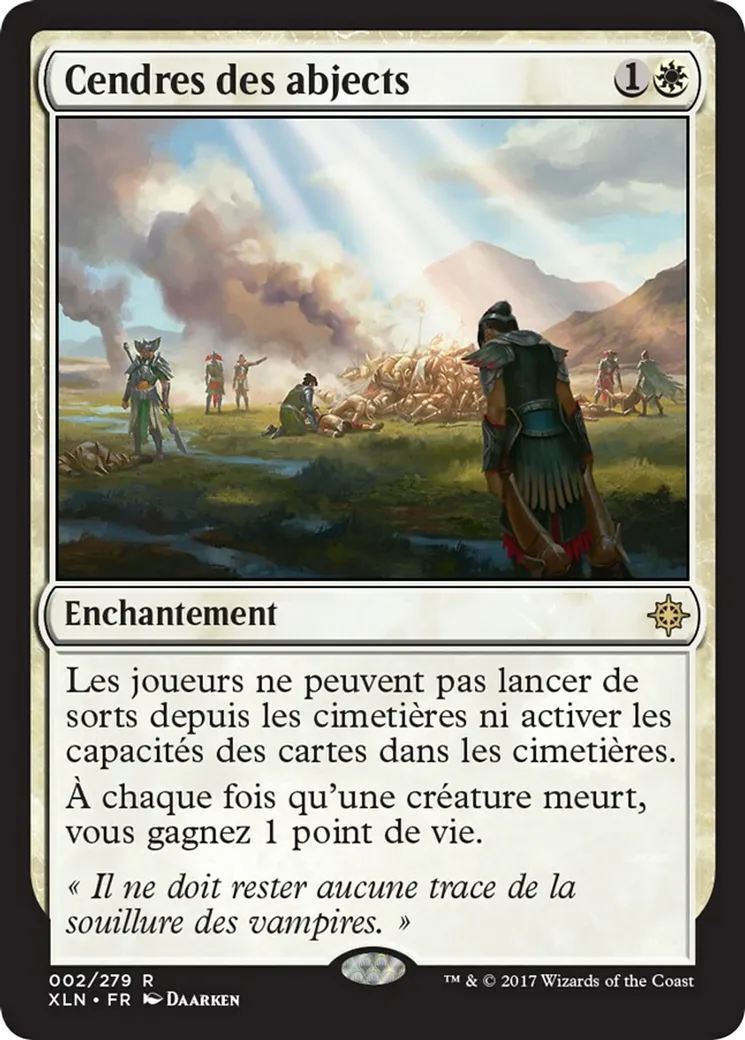 Cendres des abjects — Ixalan — Magic: The Gathering
