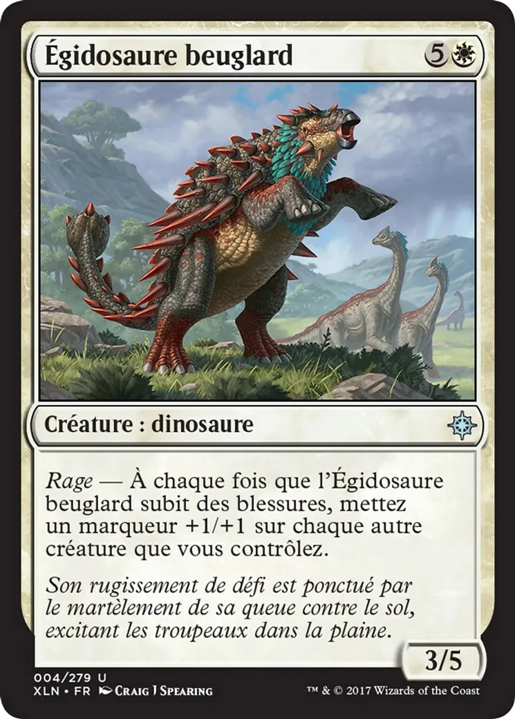 Égidosaure beuglard from Ixalan - Magic: The Gathering