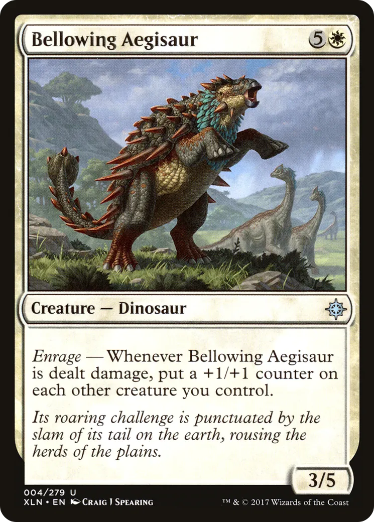 Bellowing Aegisaur — Ixalan — Magic: The Gathering