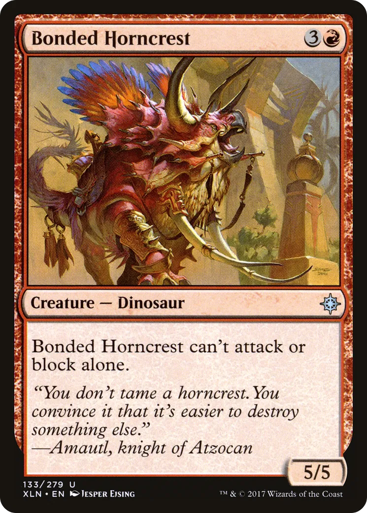 Bonded Horncrest — Ixalan — Magic: The Gathering