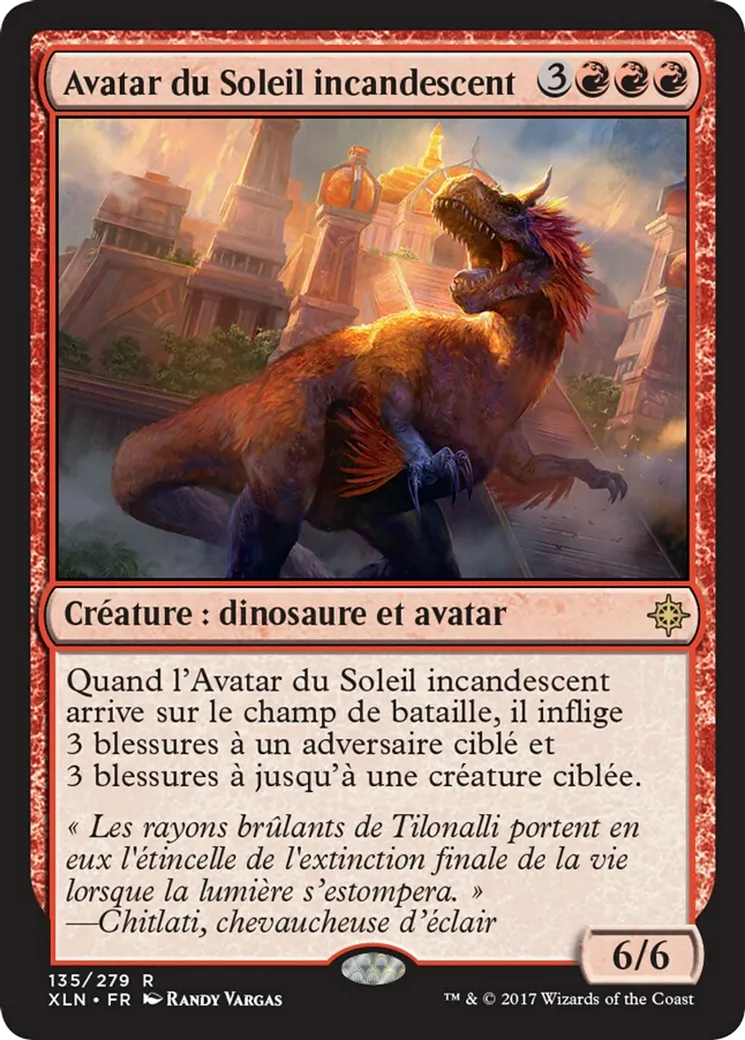 Avatar du Soleil incandescent — Ixalan — Magic: The Gathering