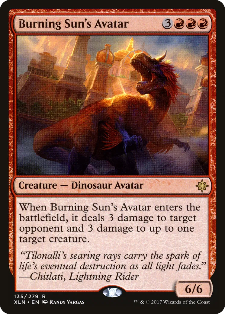 Burning Sun's Avatar — Ixalan — Magic: The Gathering