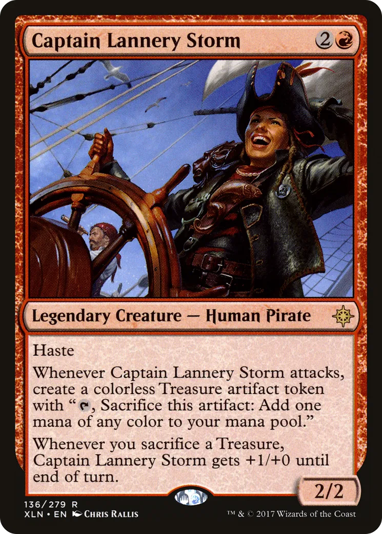 Captain Lannery Storm — Ixalan — Magic: The Gathering