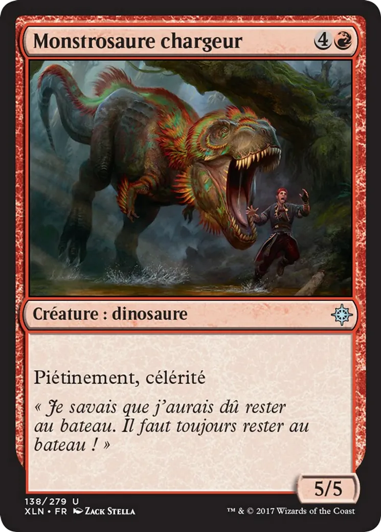 Monstrosaure chargeur — Ixalan — Magic: The Gathering