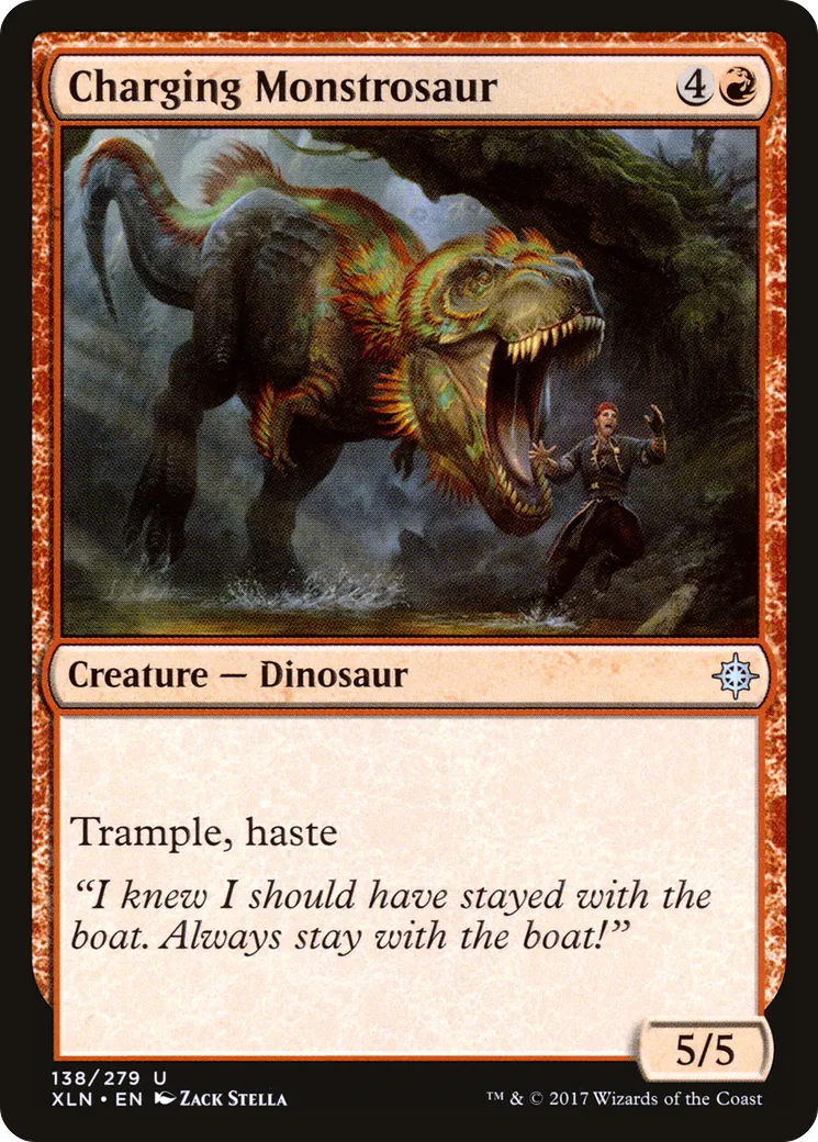 Monstrosaure chargeur — Ixalan — Magic: The Gathering
