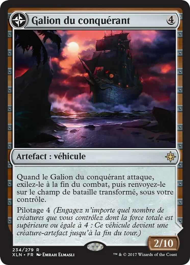 Galion du conquérant // Quartiers du conquérant — Ixalan — Magic: The Gathering