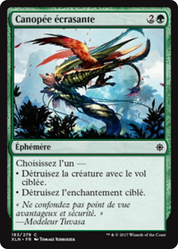 Canopée écrasante — Ixalan — Magic: The Gathering