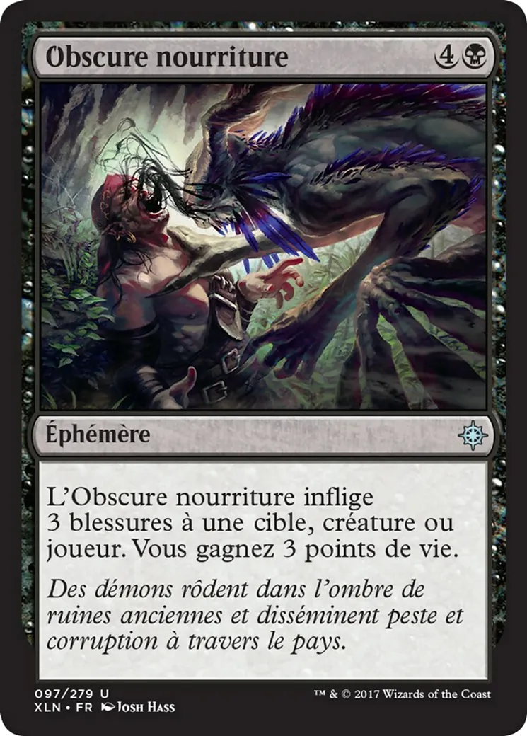 Obscure nourriture — Ixalan — Magic: The Gathering