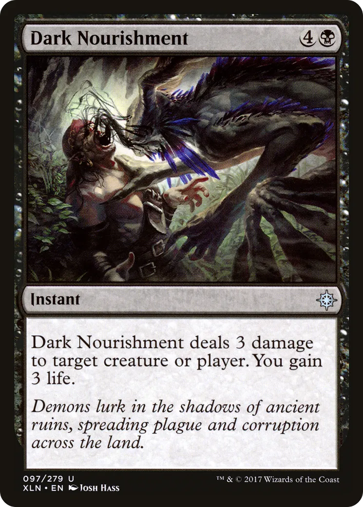 Dark Nourishment — Ixalan — Magic: The Gathering