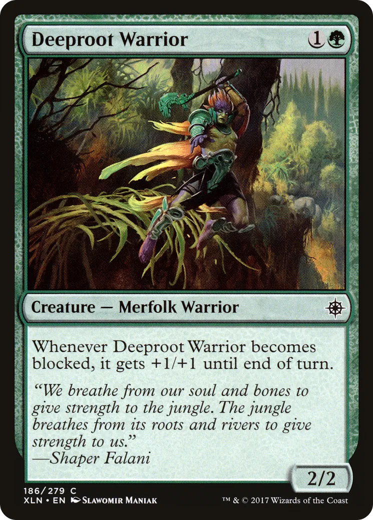Deeproot Warrior — Ixalan — Magic: The Gathering