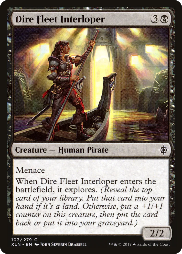 Dire Fleet Interloper — Ixalan — Magic: The Gathering
