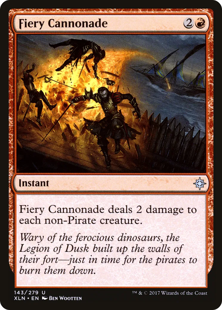 Fiery Cannonade — Ixalan — Magic: The Gathering