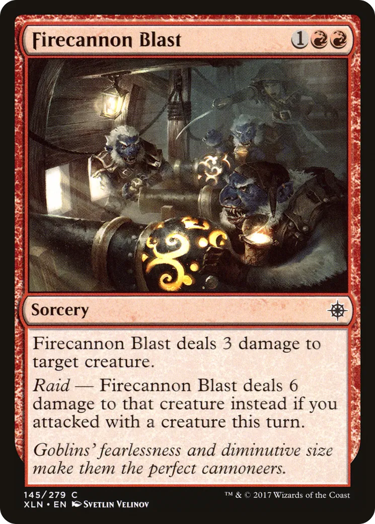 Firecannon Blast — Ixalan — Magic: The Gathering