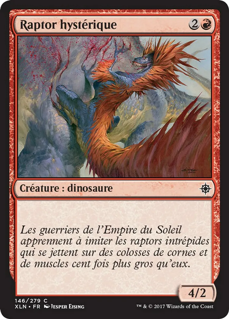 Raptor hystérique — Ixalan — Magic: The Gathering