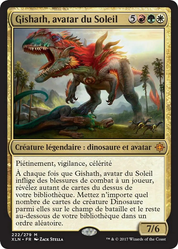 Gishath, avatar du Soleil — Ixalan — Magic: The Gathering