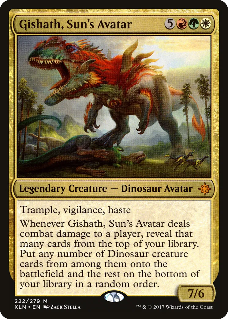 Gishath, avatar du Soleil — Ixalan — Magic: The Gathering