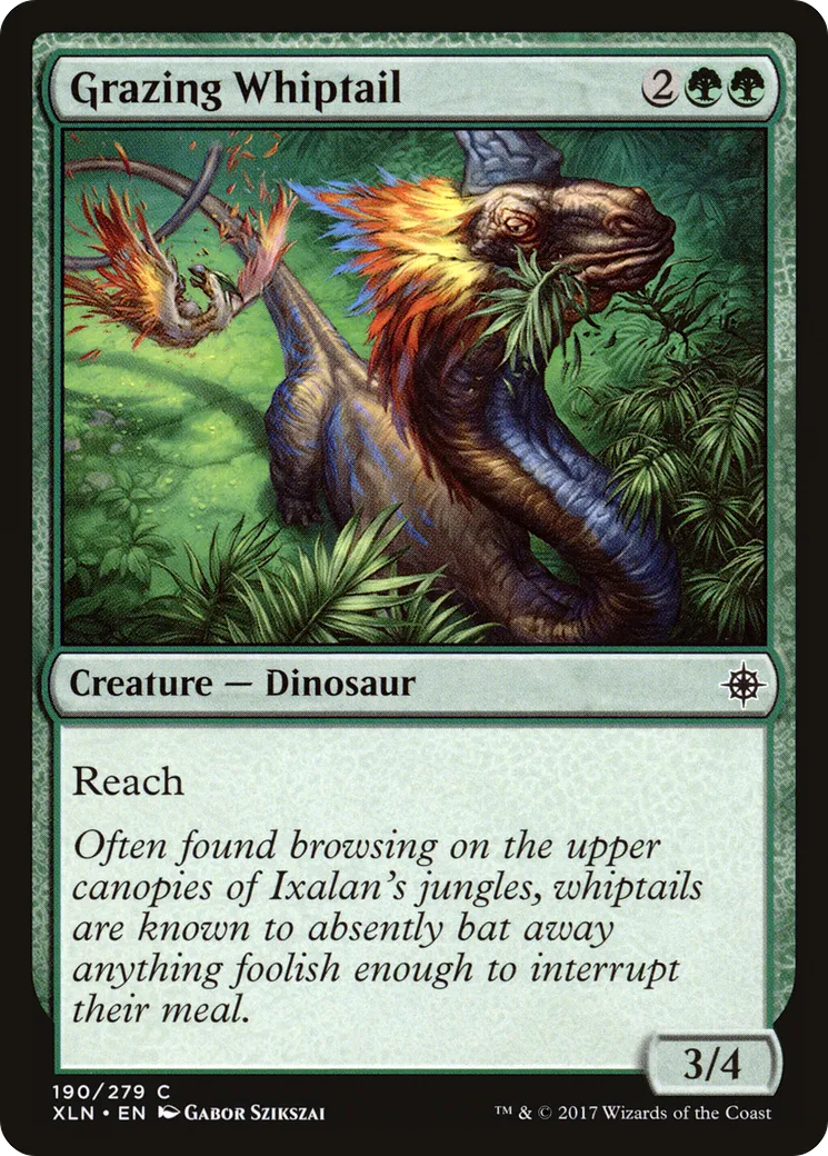 Grazing Whiptail — Ixalan — Magic: The Gathering