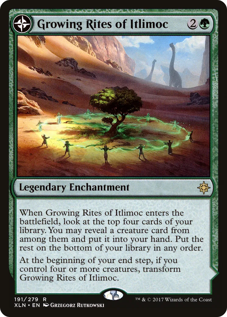 Growing Rites of Itlimoc // Itlimoc, Cradle of the Sun — Ixalan — Magic: The Gathering