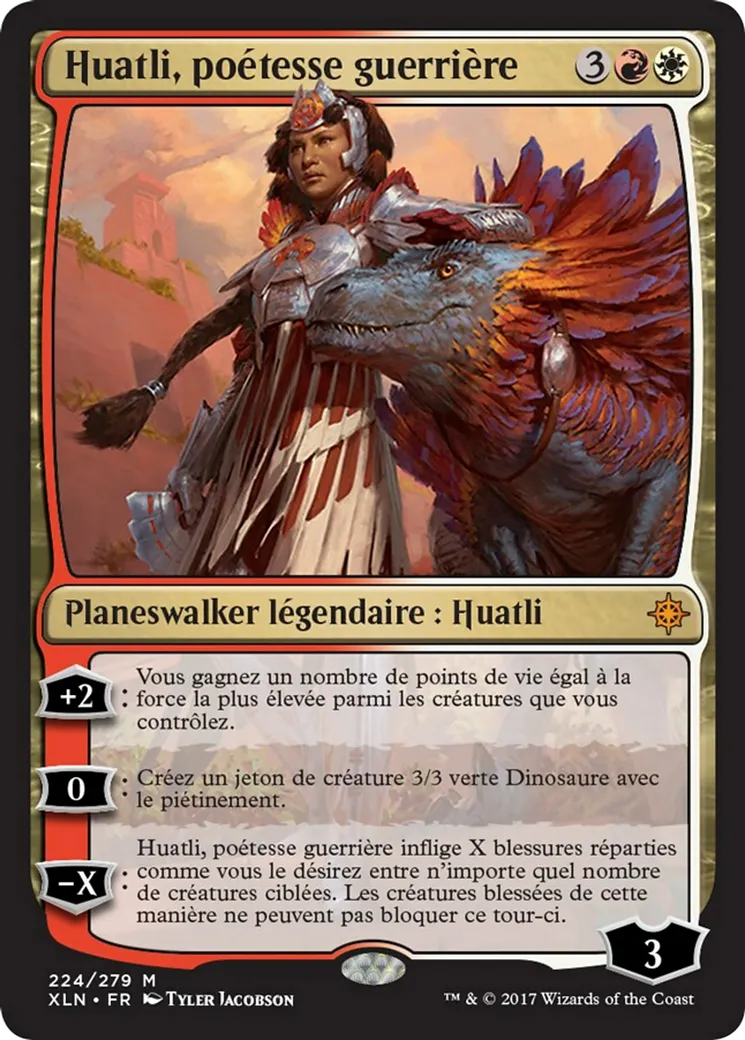 Huatli, poétesse guerrière — Ixalan — Magic: The Gathering