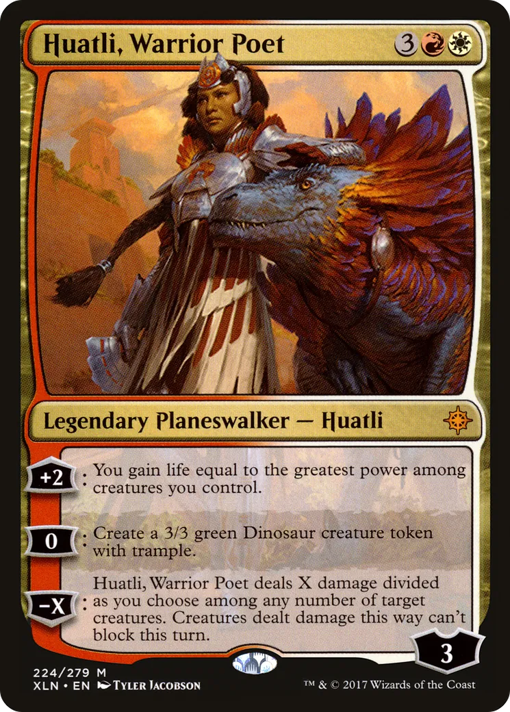 Huatli, Warrior Poet — Ixalan — Magic: The Gathering
