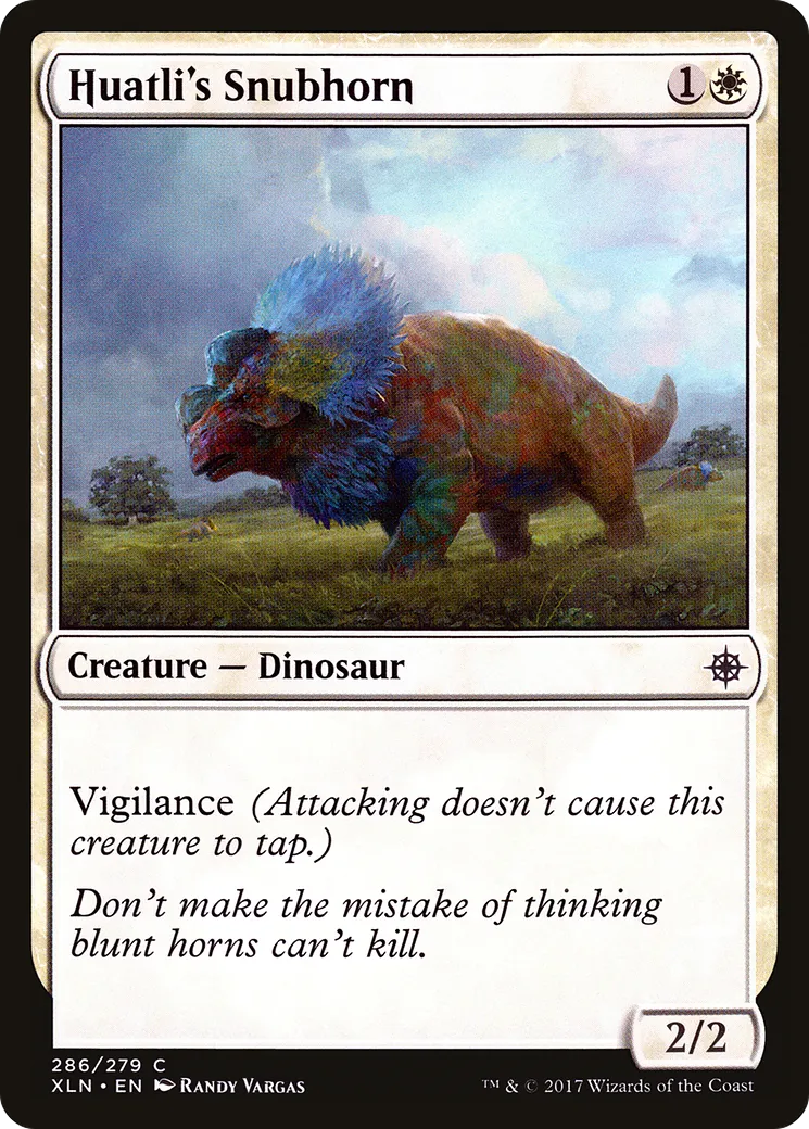 Retroussecorne de Huatli — Ixalan — Magic: The Gathering