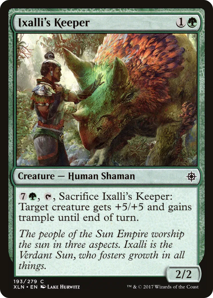 Ixalli's Keeper — Ixalan — Magic: The Gathering