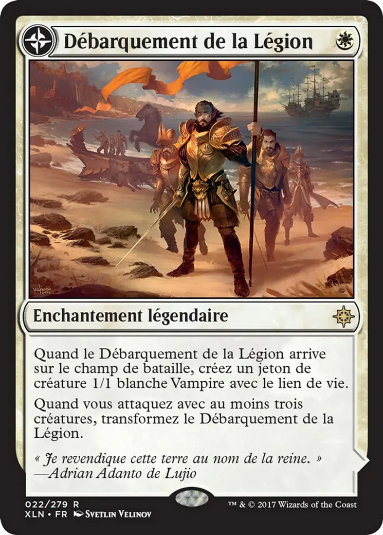 Débarquement de la Légion // Adanto, le premier fort — Ixalan — Magic: The Gathering