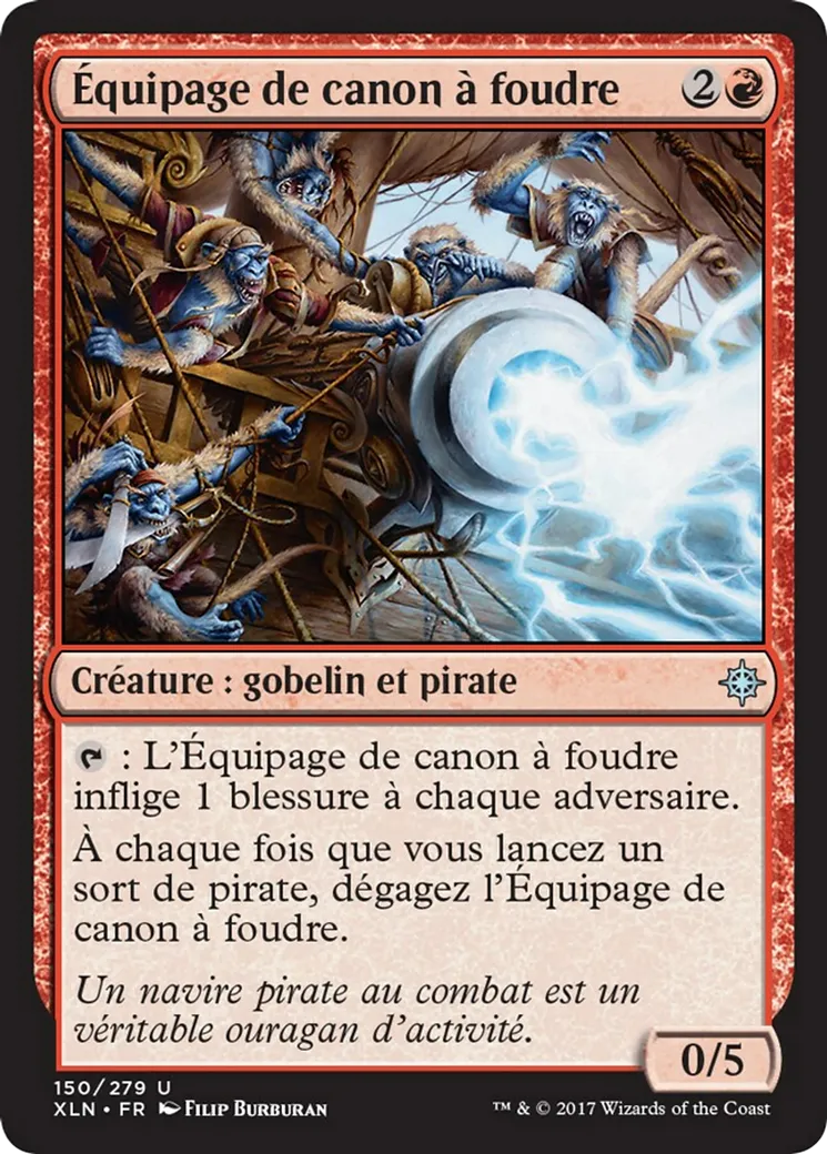Équipage de canon à foudre — Ixalan — Magic: The Gathering