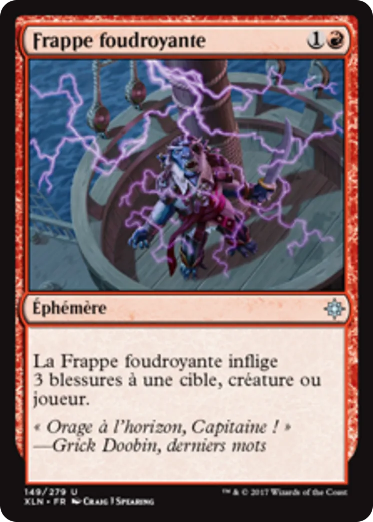 Frappe foudroyante — Ixalan — Magic: The Gathering