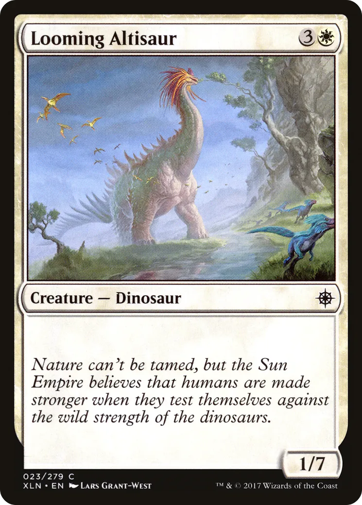Looming Altisaur — Ixalan — Magic: The Gathering