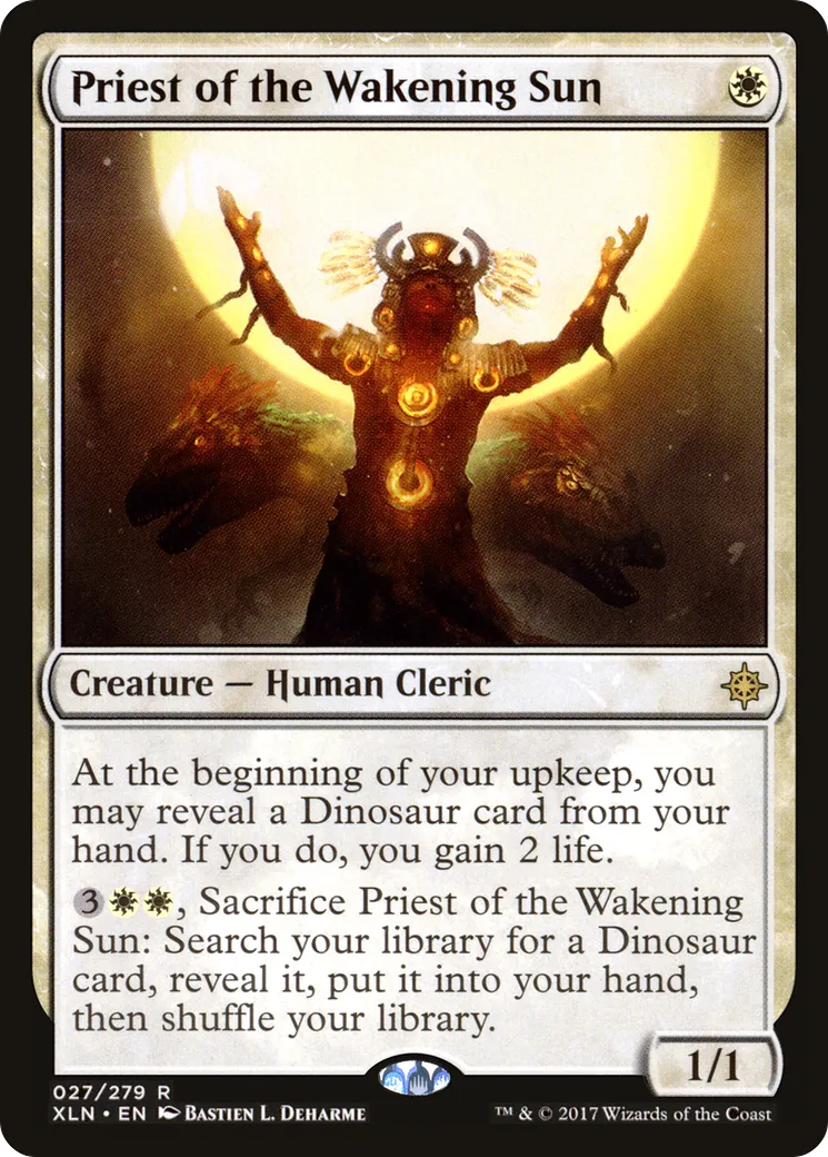 Priest of the Wakening Sun — Ixalan — Magic: The Gathering