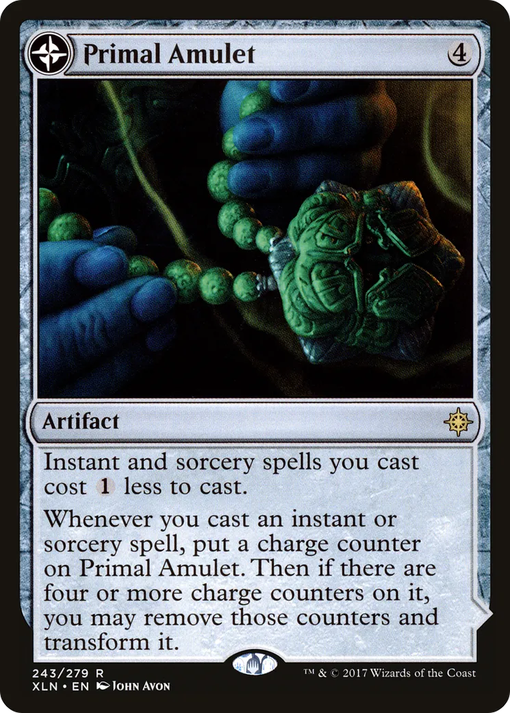 Amulette primordiale // Source primordiale — Ixalan — Magic: The Gathering