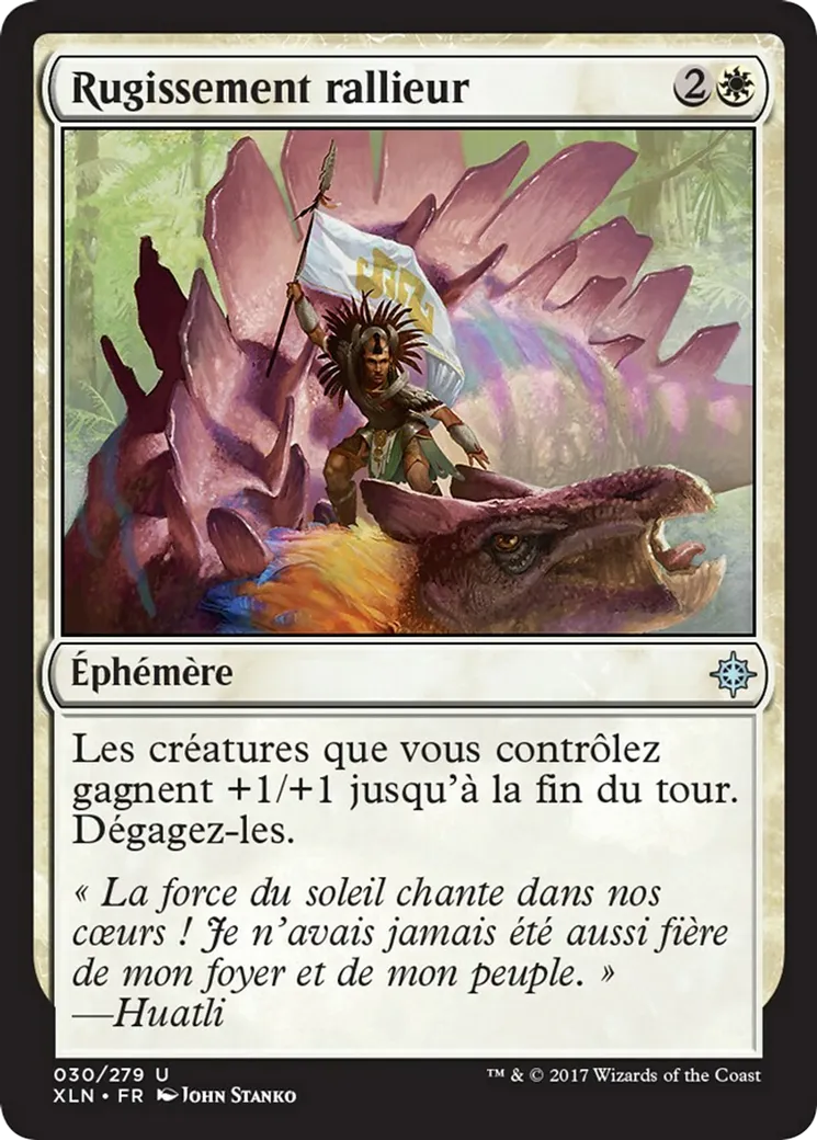 Rugissement rallieur — Ixalan — Magic: The Gathering