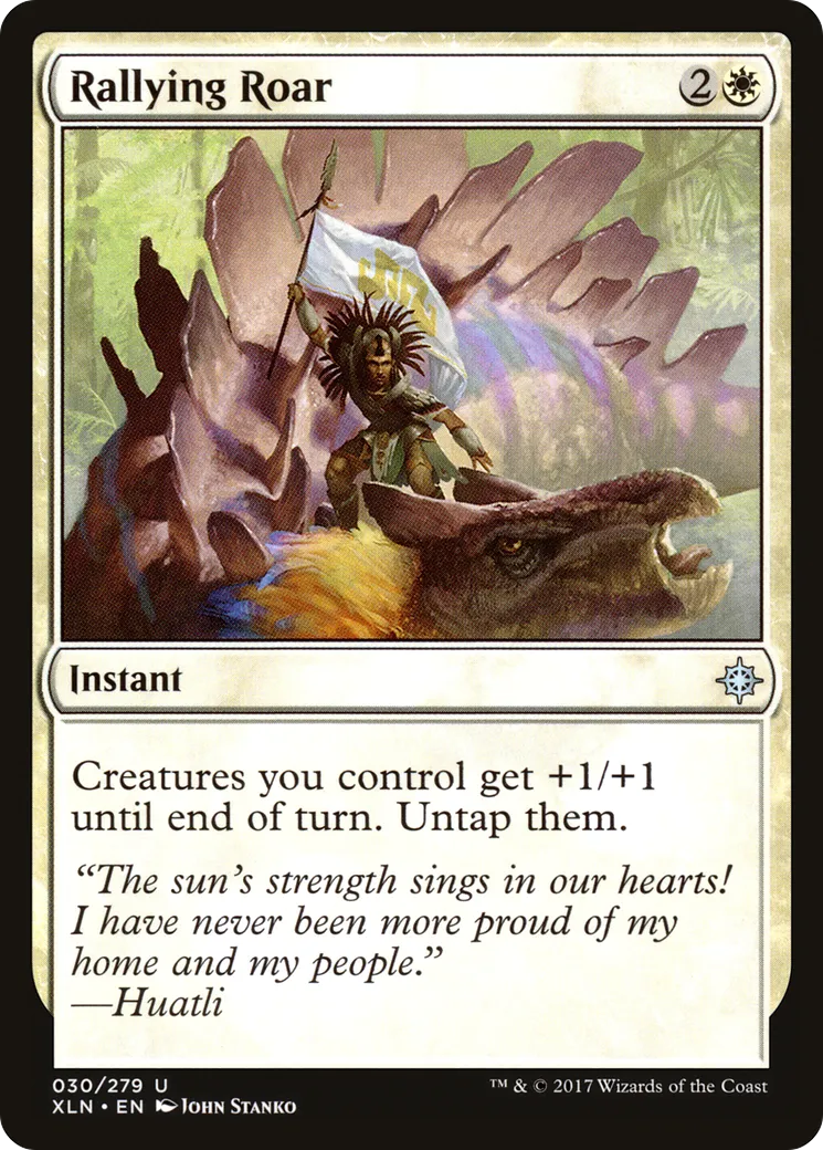 Rugissement rallieur — Ixalan — Magic: The Gathering