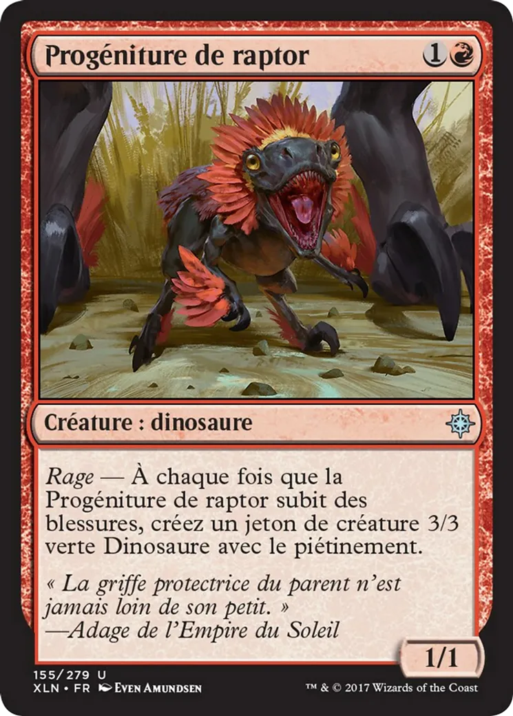 Progéniture de raptor — Ixalan — Magic: The Gathering